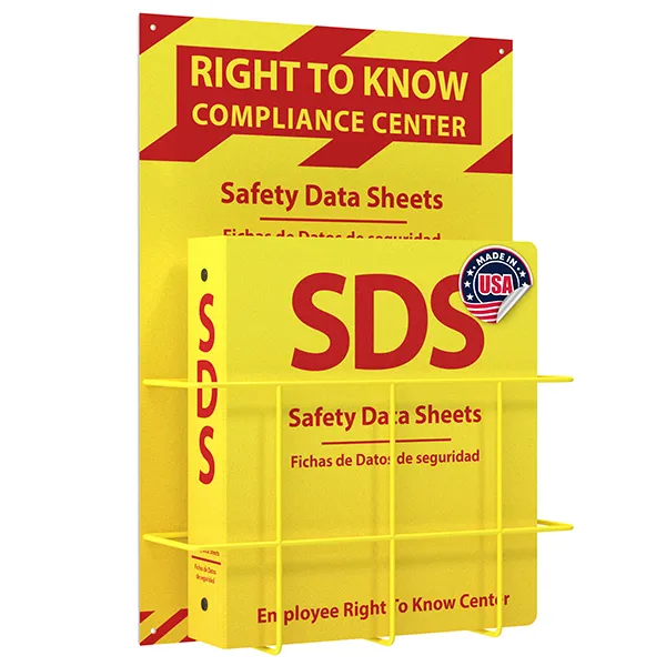 SDS Binder with Wall Mount