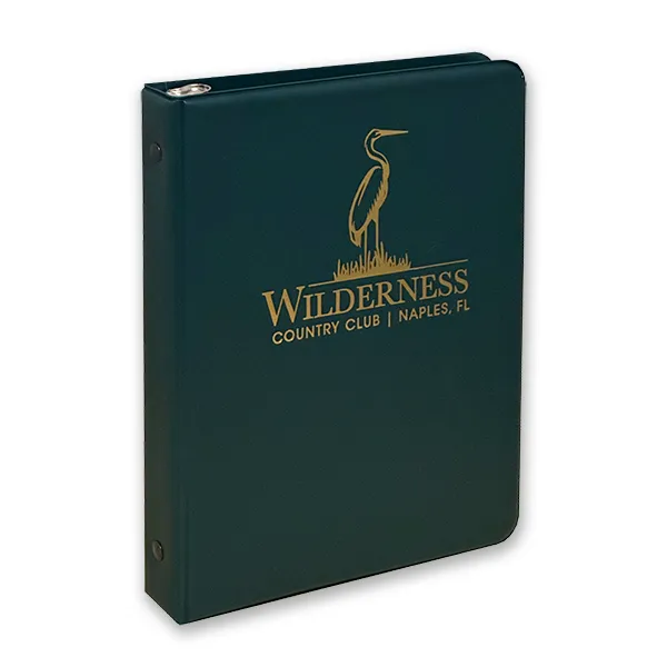 Foil Stamped Vinyl Binder