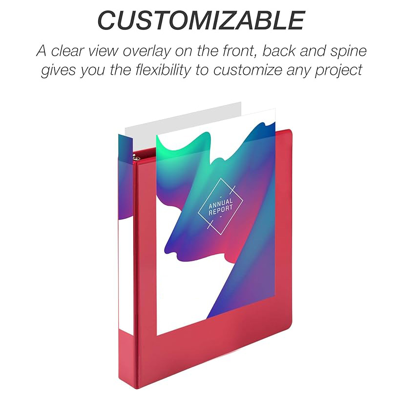 Clear Insertable Overlay SM 1inch RED ext 1