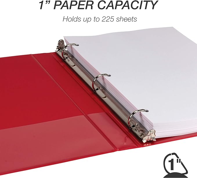 Clear Insertable Overlay SM 1inch RED int