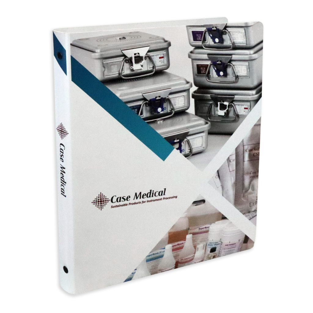 Case Medical flexible full color poly binder